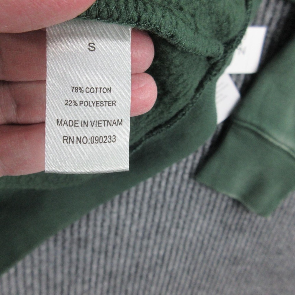 Pacsun Hoodie Womens S Forest Green Pullover Hooded Fleece Heavyweight NWT - Picture 5 of 9